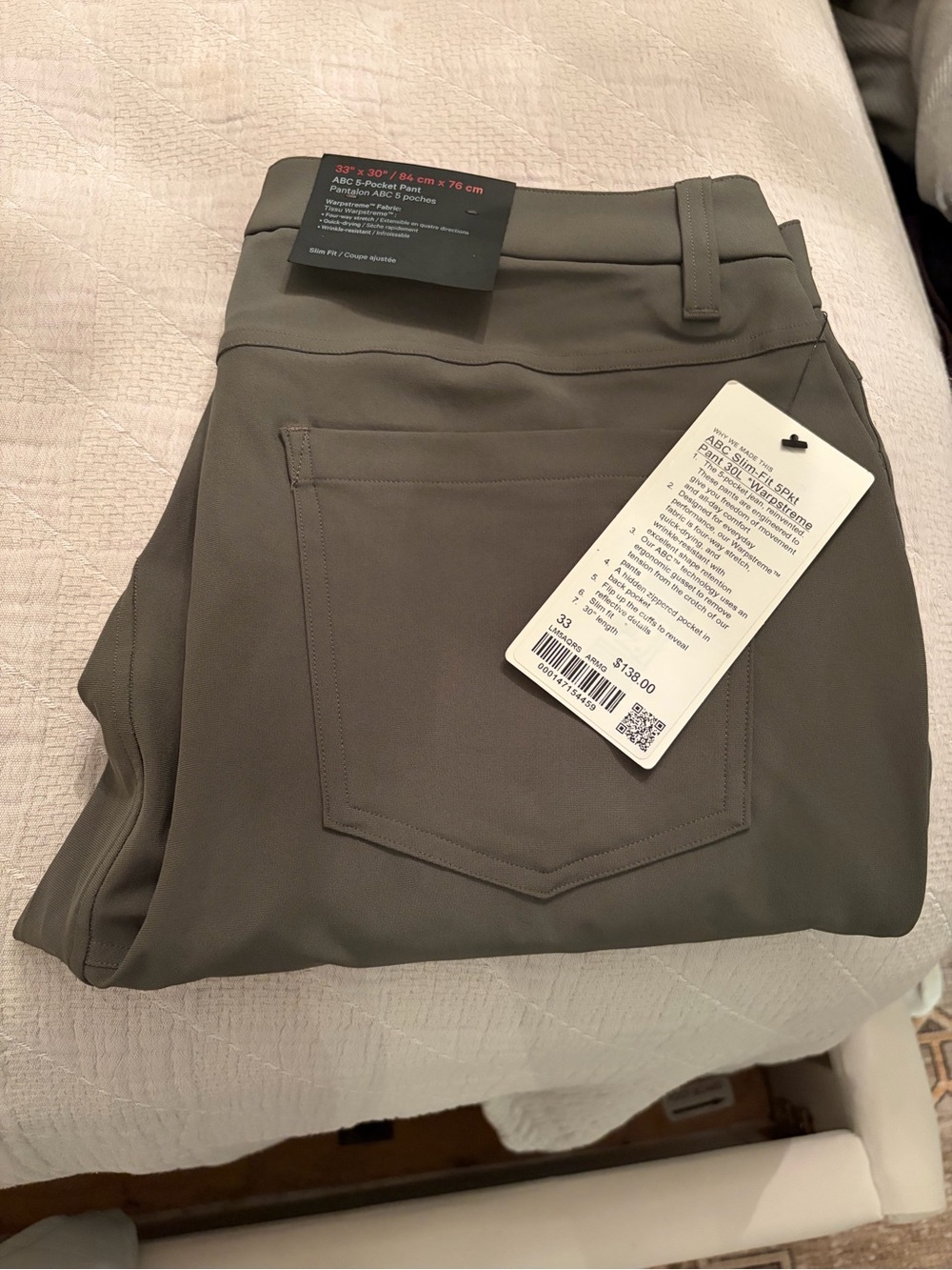 Lululemon ABC Slim-Fit 5 Pocket Pant